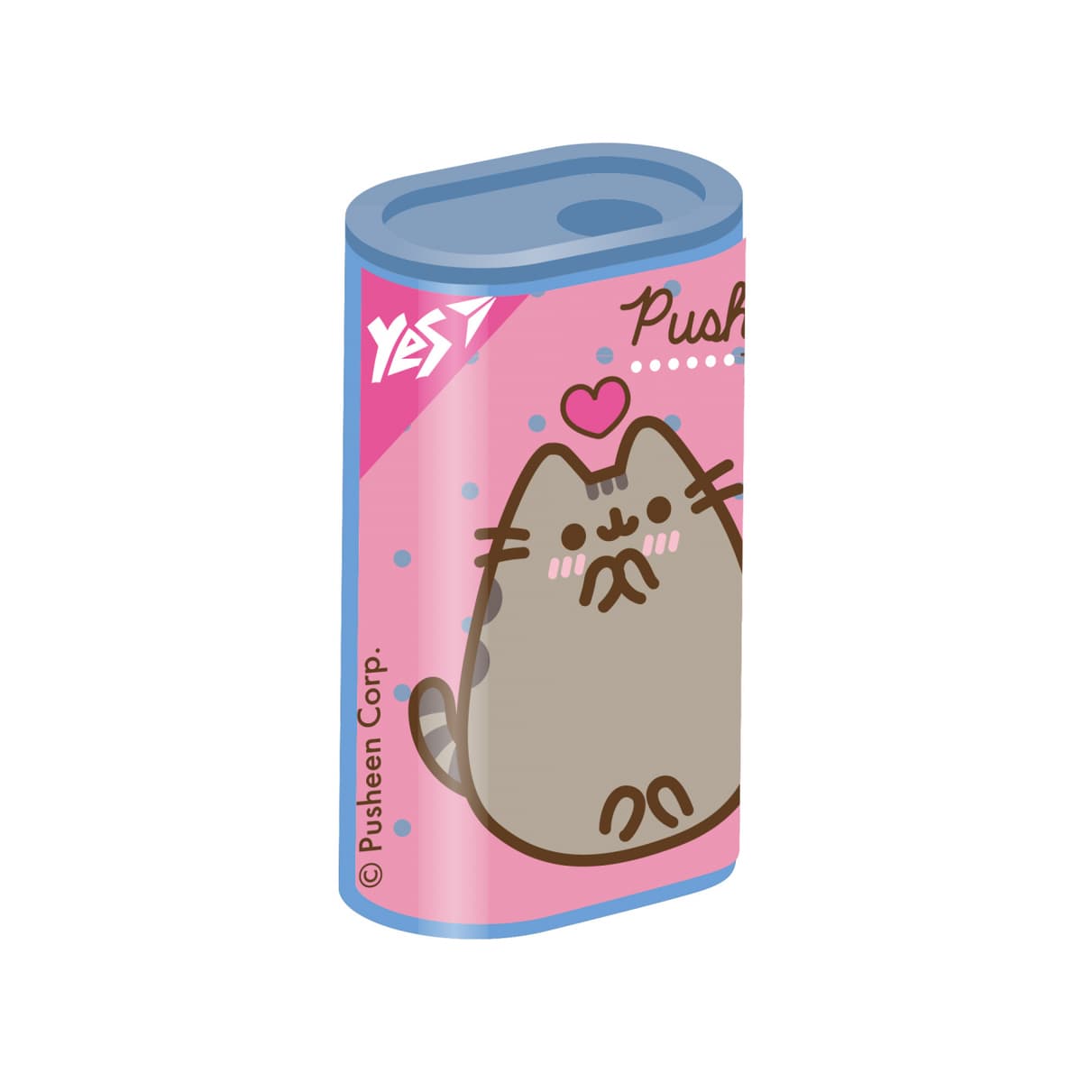 Точилка "Yes" №620574 Pusheen с контейнером — купити | Канцелярський Сад