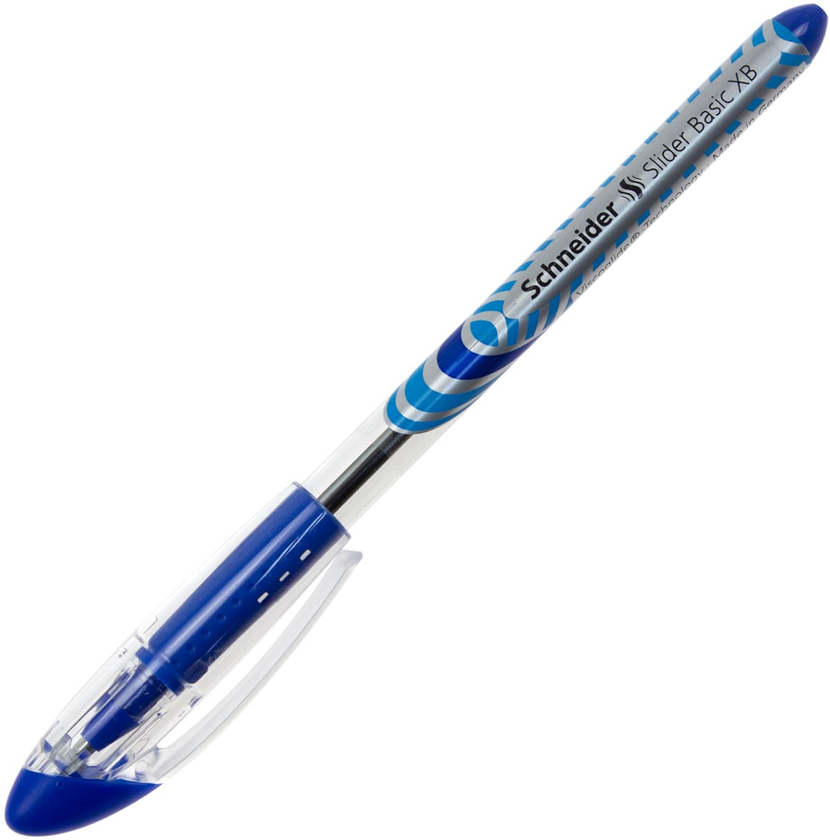 Ручка кульк. масл. "Schneider" №151203 Ballpoint pen Slider Basic XB 1мм синя — купити | Канцелярський Сад