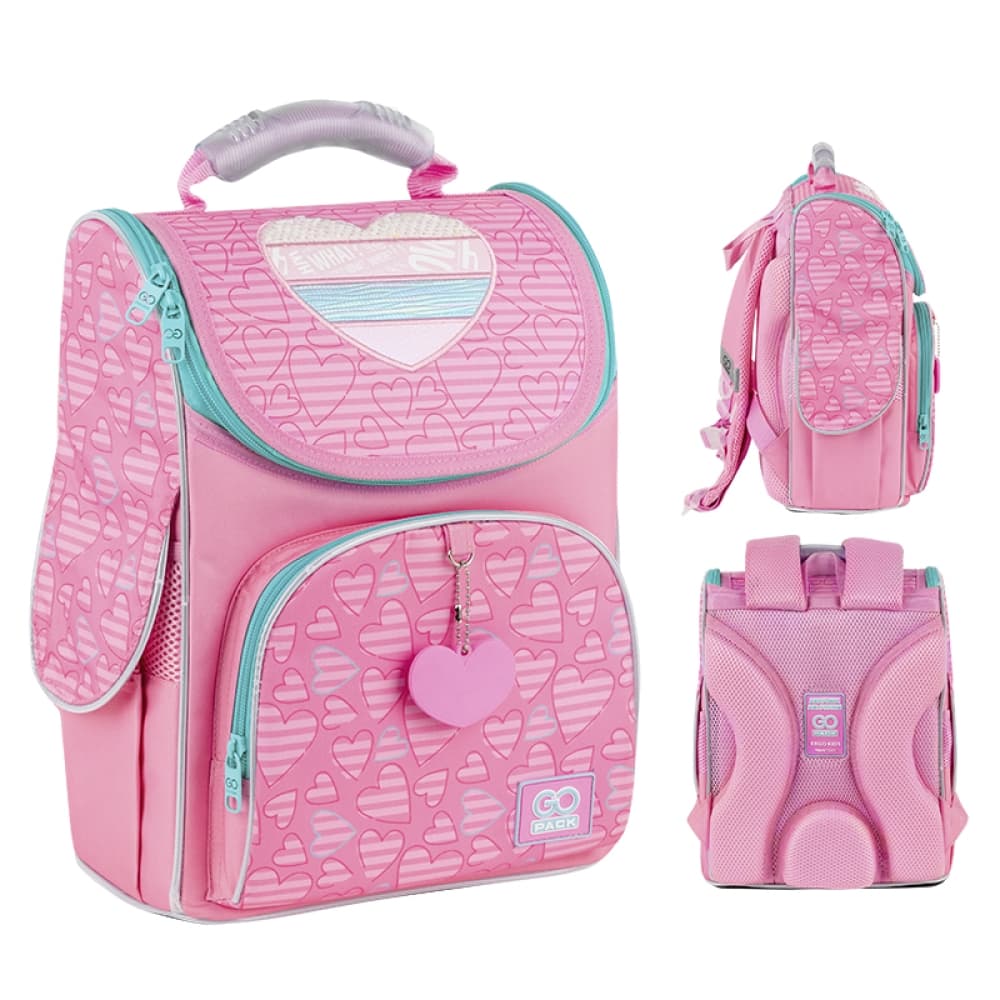 Рюкзак каркасний "GoPack" Education Pink Dreams 2від.,2карм. №GO25-5001S-1 — купити | Канцелярський Сад