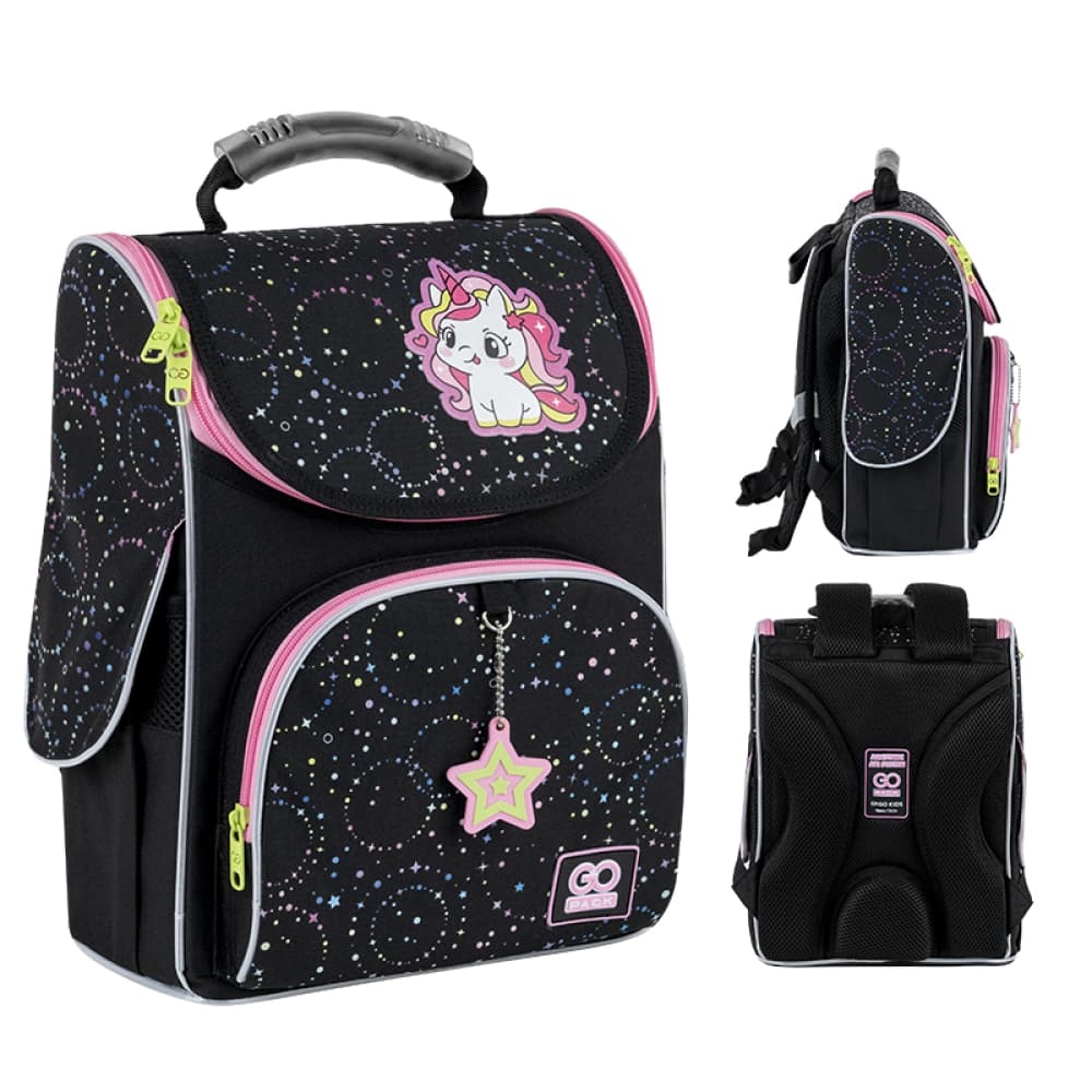 Рюкзак каркасний "GoPack" Education Magical Unicorn 2від.,2карм. №GO25-5001S-4 — купити | Канцелярський Сад