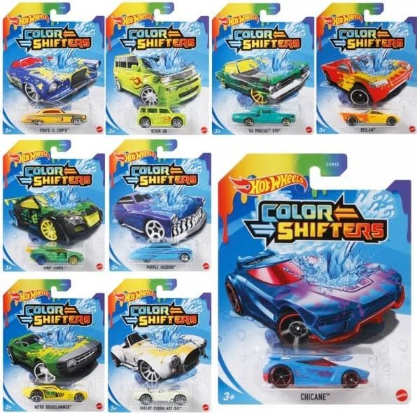Машинка "Зміни колір",в асорт.,на планшеті №BHR15/ Hot Wheels — купити | Канцелярський Сад