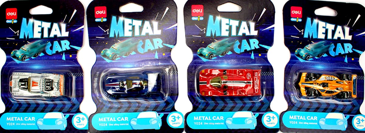 Машина метал. "Deli" Urban cars 24 види №EY024 — купити | Канцелярський Сад