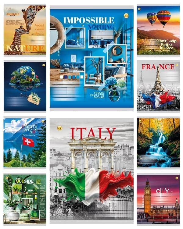 Зошит 60арк. кліт. /ТВ/ "Мікс" №ТА61603 — купити | Канцелярський Сад