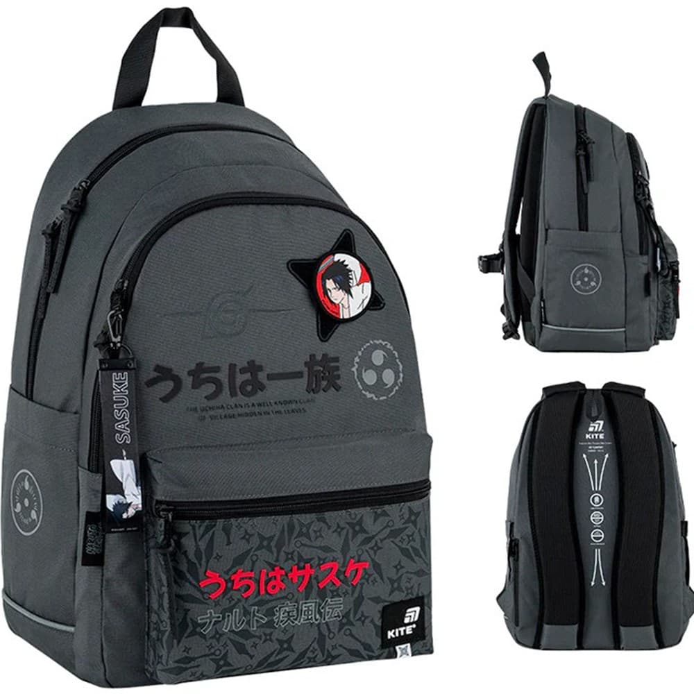 Рюкзак "Kite" Education teens Naruto Shippuden 3від.,4карм. №NR25-2575M — купити | Канцелярський Сад