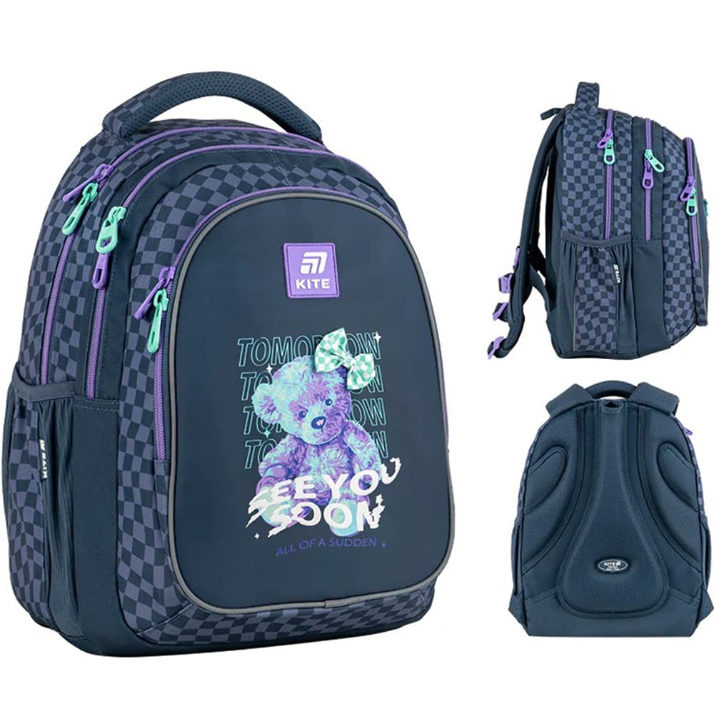 Рюкзак "Kite" Education teens 3від.,2карм. №K25-8001M-3 — купити | Канцелярський Сад