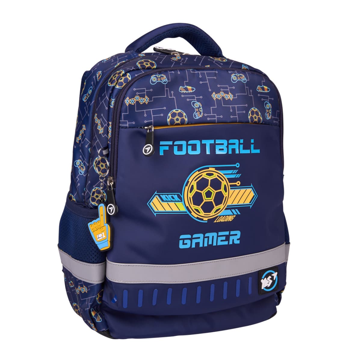 Рюкзак "Yes" S-52 Р-25 Ergo Football Gamer 2від.,4карм. №559891 — купити | Канцелярський Сад