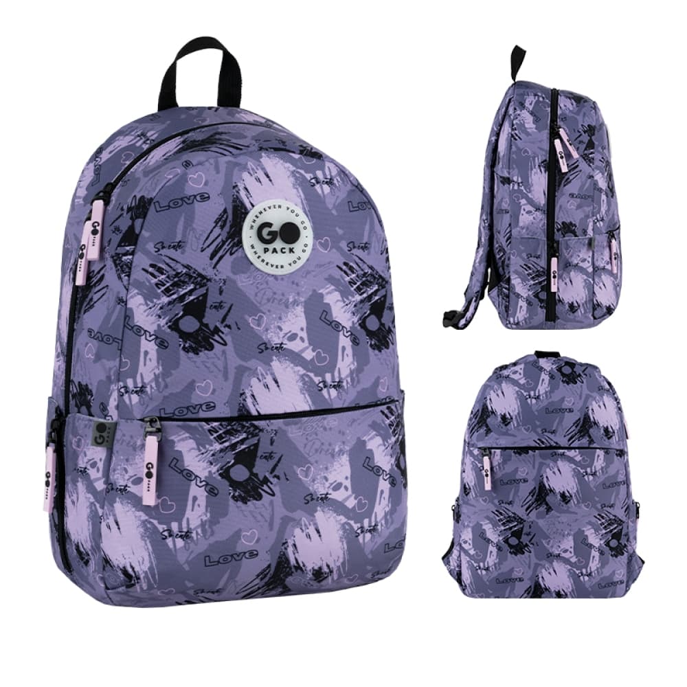Рюкзак "GoPack" Education Teens 1від.,3карм. 188M-2 №GO26-188M-2 — купити | Канцелярський Сад