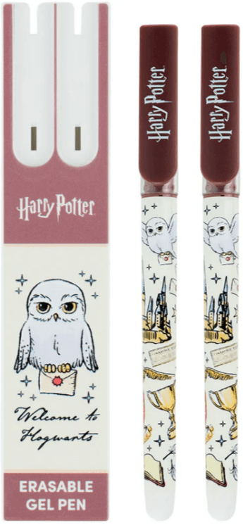 Набір ручок гел. "Kite" №HP26-069 Harry Potter 2шт "пиши-стирай" 0,5мм синя, у пеналі — купити | Канцелярський Сад