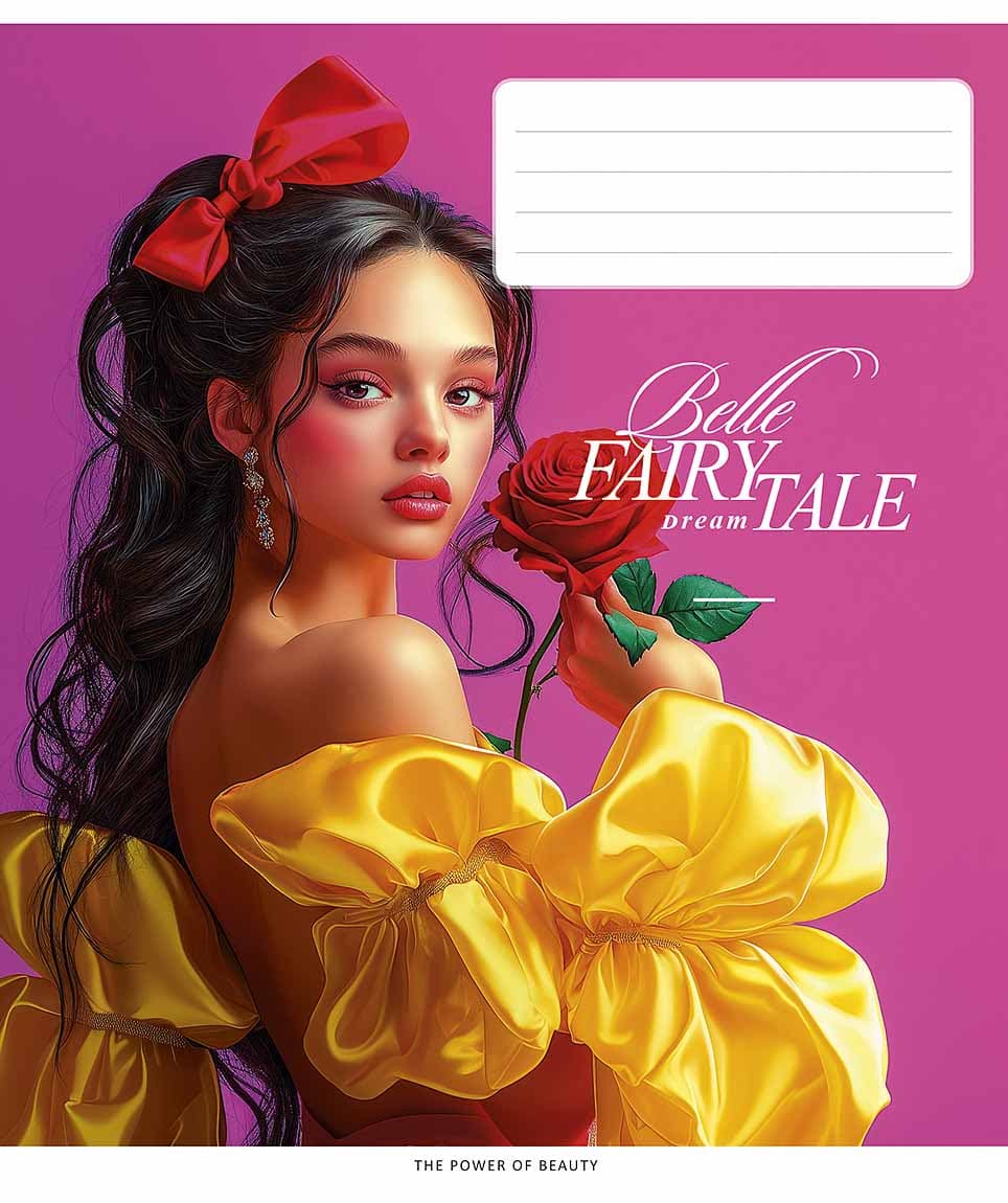 Зошит 48арк. кліт. Школярик "Fairytale" дівч. ВД-лак №048-3542K — купити | Канцелярський Сад