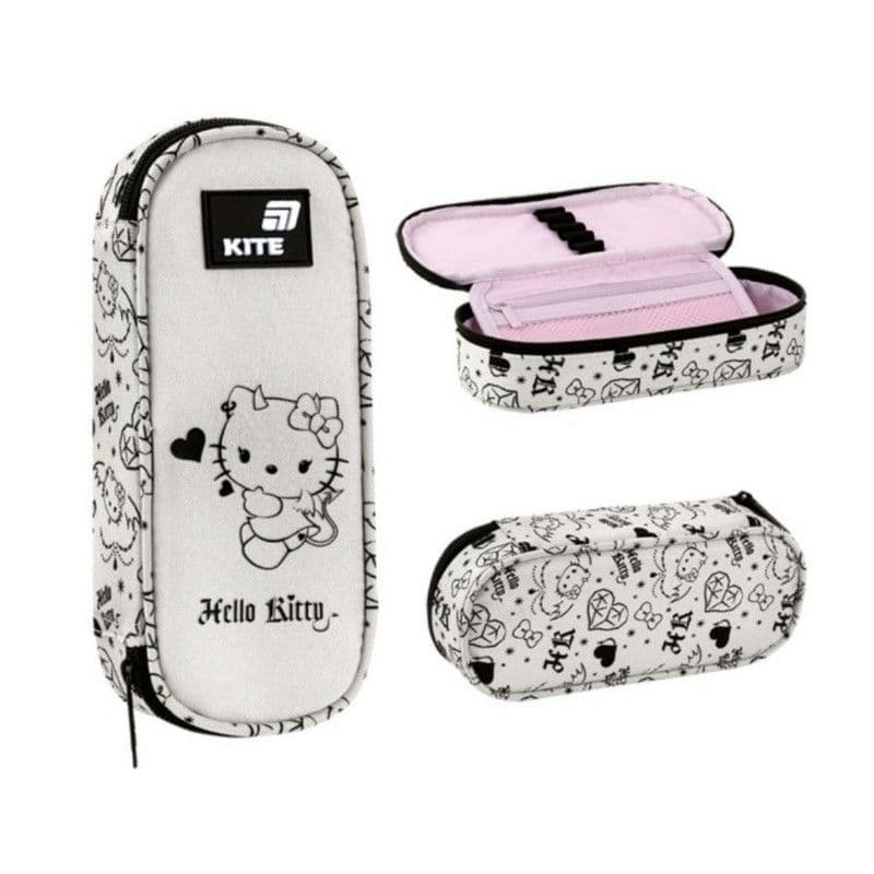 Пенал "Kite" Hello Kitty 1від.,м'який №HK26-599-4 — купити | Канцелярський Сад