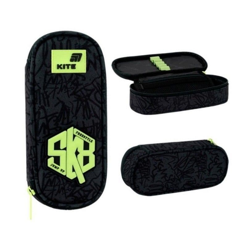 Пенал "Kite" SK8 1від.,м'який №K26-599-6 — купити | Канцелярський Сад