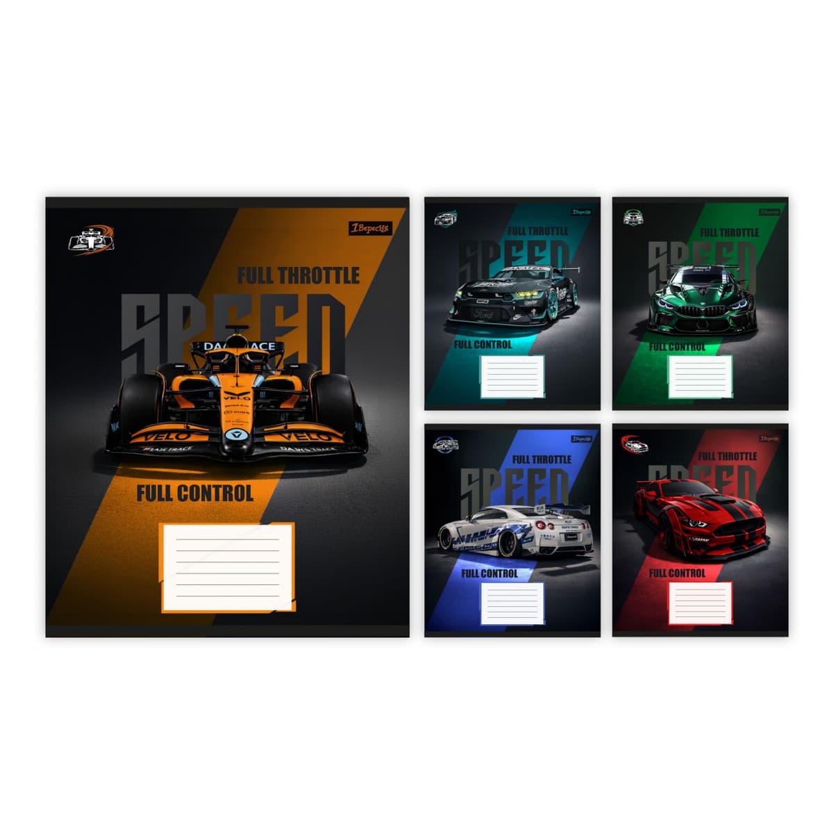 Зошит 48арк. лін. 1В Nitro speed №769001 — купити | Канцелярський Сад