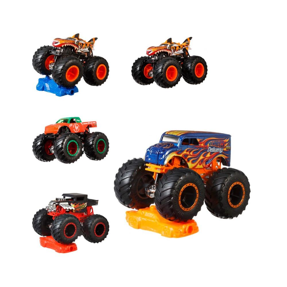 Машинка-позашляховик"Monster Trucks" 1:64,в асорт. №FYJ44/ Hot Wheels — купити | Канцелярський Сад