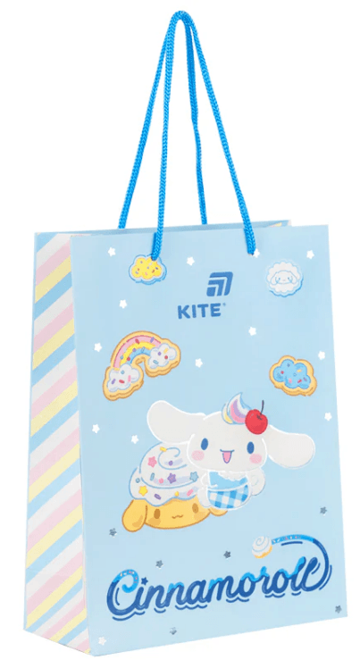 Пакет подарунковий папер. 18х24см Cinnamoroll №CR26-265/Kite — купити | Канцелярський Сад