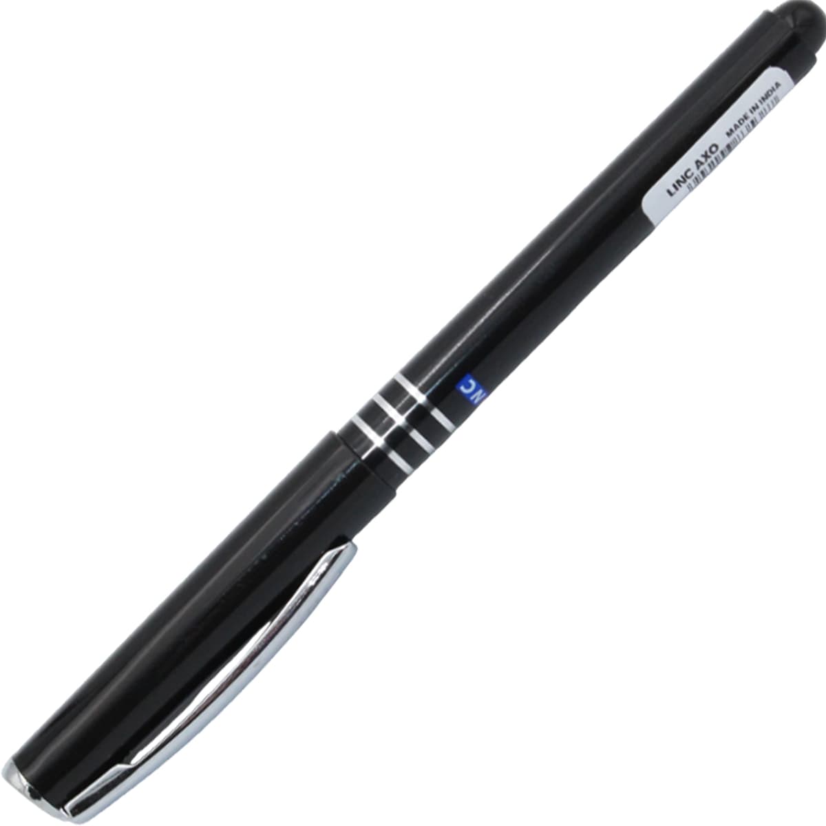 Ручка кульк. масл. "Linc" №412228 AXO Roller 0,7мм чорна — купити | Канцелярський Сад