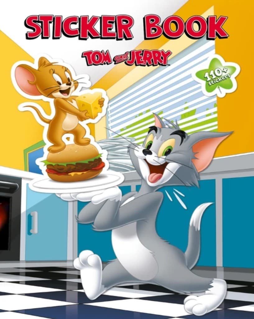Набір з наліпками WB А4 "Tom and Jerry: Історії Тома і Джері" №SBL0002 — фото товару | Канцелярський Сад