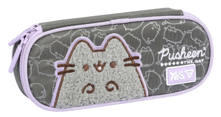 Пенал "Yes" Pusheen Gray м'який 1від.№PH-30/533763 — купити | Канцелярський Сад