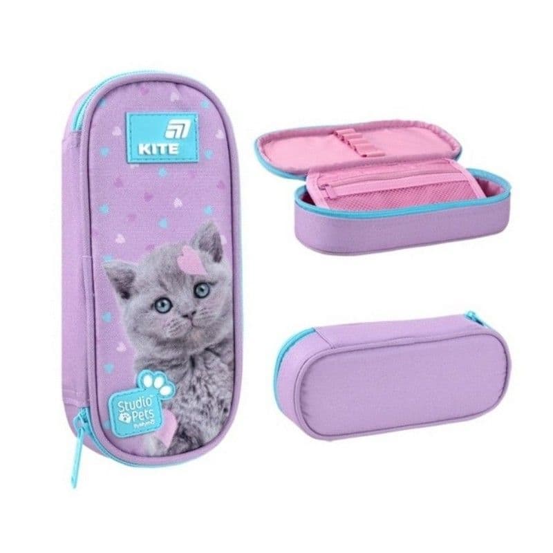 Пенал "Kite" Studio Pets 1від.,м'який №SP26-599 — купити | Канцелярський Сад