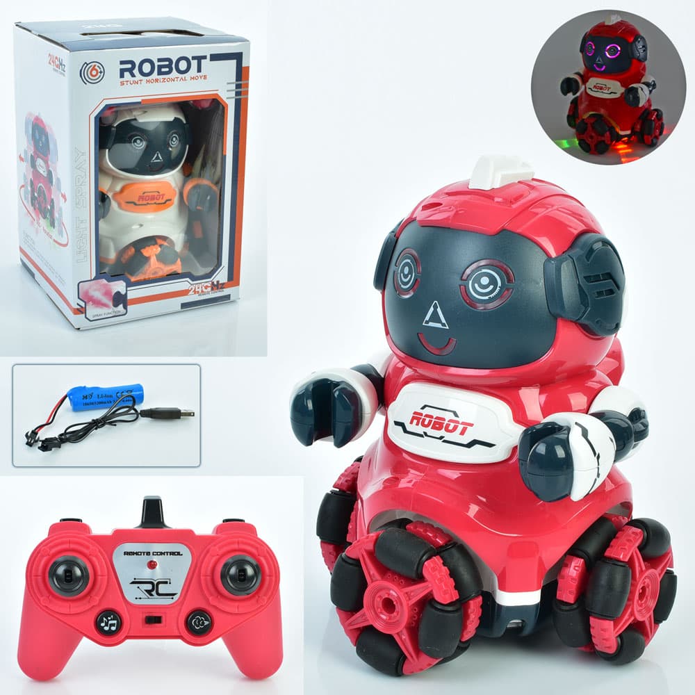 Робот RK,світ.,муз.,їздить,USB заряд,в кор-ці,19х28,5х19см №9127 — купити | Канцелярський Сад