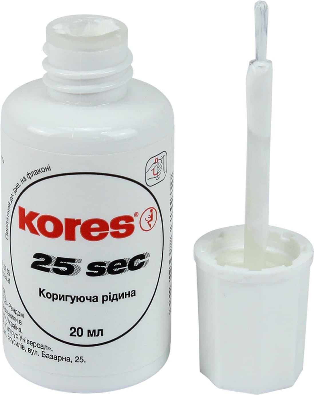 Коректор з пенз. "Kores" 20мл "25 секунд" №К66817 — фото 3