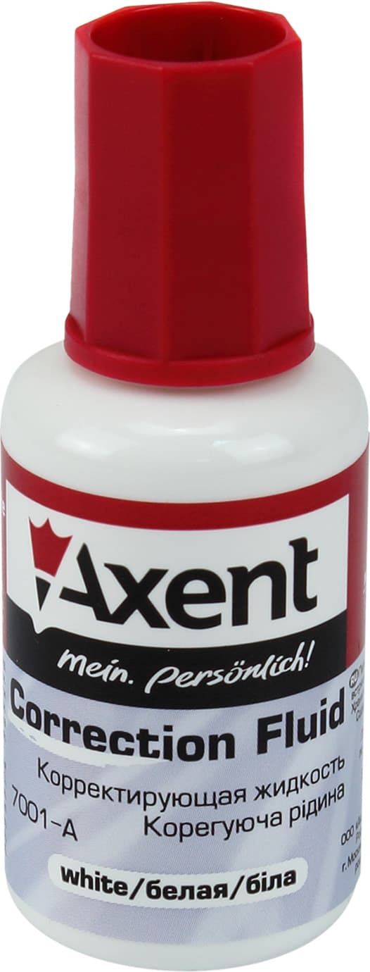 Коректор з пенз. "Axent" 20мл №7001 — купити | Канцелярський Сад