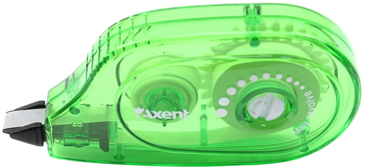 Коректор стрічк. "Axent" 5ммх6м,зелений №7009-04 — фото 5