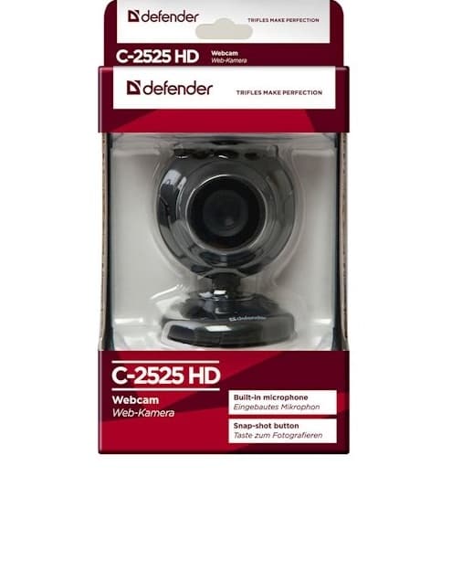 Web камера Defender G-lens 2525HD 2МП №63252 — купити | Канцелярський Сад