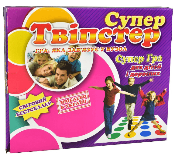 Гра "Супер Твіпстер",вел.поле,укр. "Стратег",в кор-ці,33х28х5см №379 — купити | Канцелярський Сад