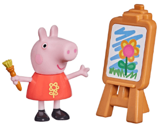 Фігурка Peppa cерії "Веселі друзі" - Пеппа з мольбертом №F2204/Кідді Світ — купити | Канцелярський Сад