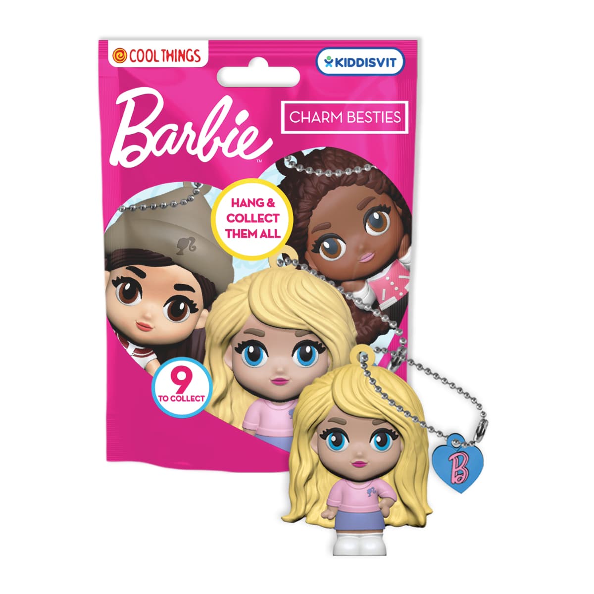 Іграшка-сюрприз на ланцюжку "Cool Things–"Barbie" Найкращі подружки №BR052/Кідді Світ — купити | Канцелярський Сад