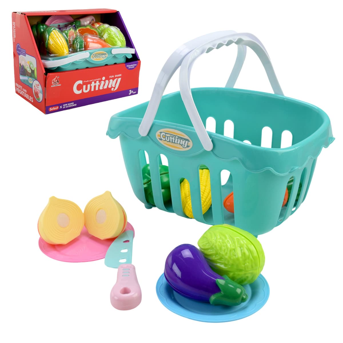 Продукти: овочі,фрукти,в кор-ці,25х15х19см №CF905(36) КІ — купити | Канцелярський Сад