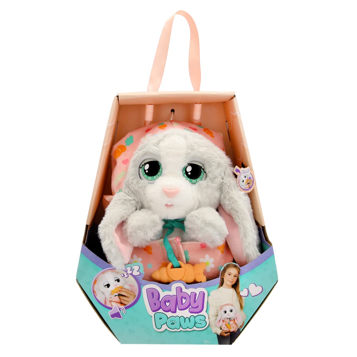 Іграшка інтерактивна "BABY PAWS – Зайченя" (з аксес.) №927124/КіддіСвіт — купити | Канцелярський Сад