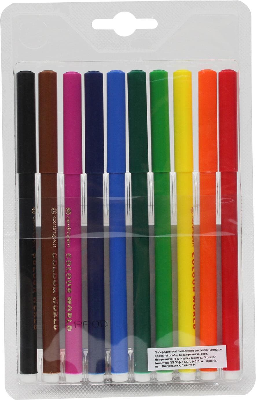 Фломастери "Centropen" 10кольор. Color World №7550/10 — фото 4
