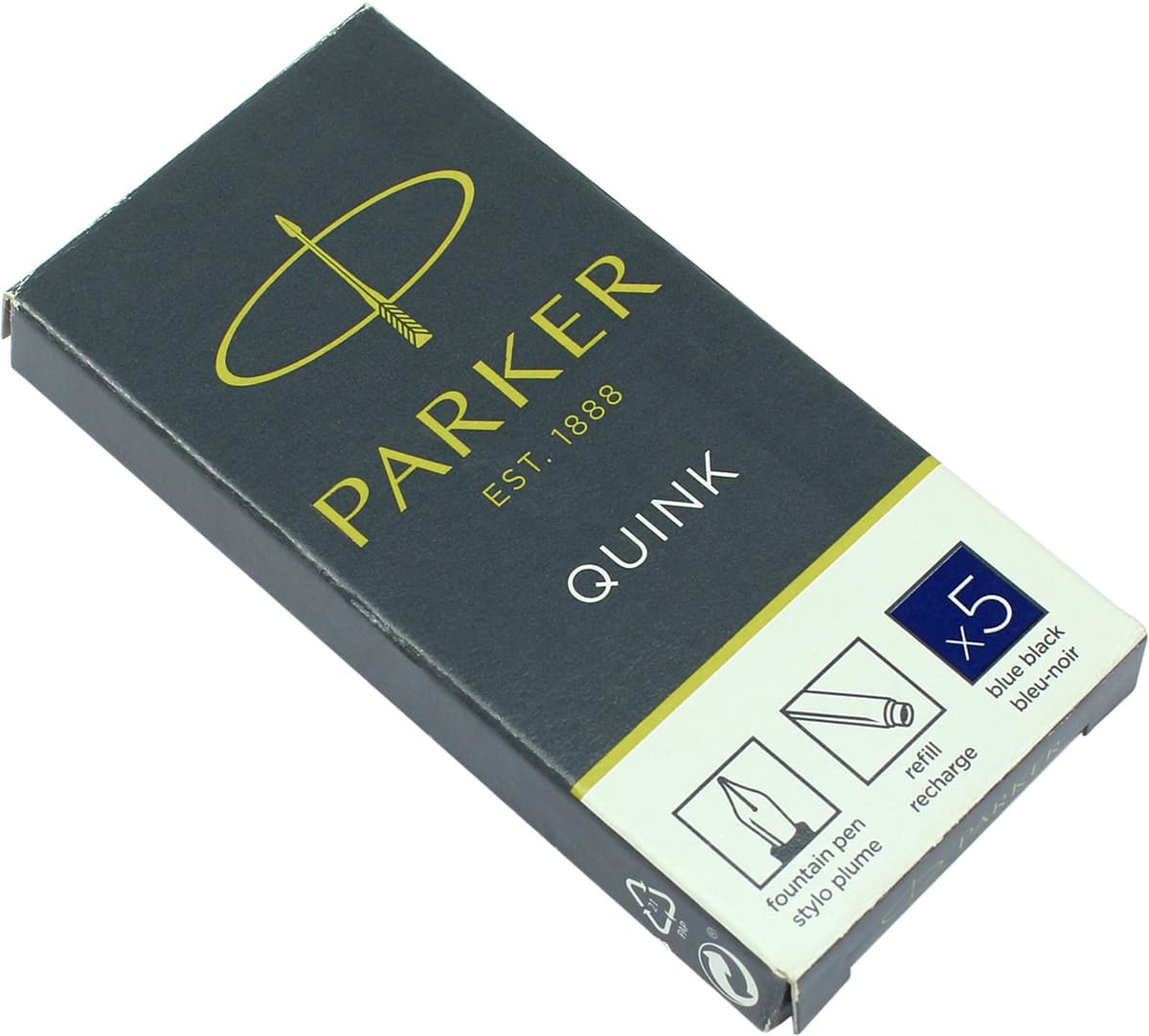 Набір картриджів "Parker Quink" №11410BLB (5шт) т.-син. — купити | Канцелярський Сад