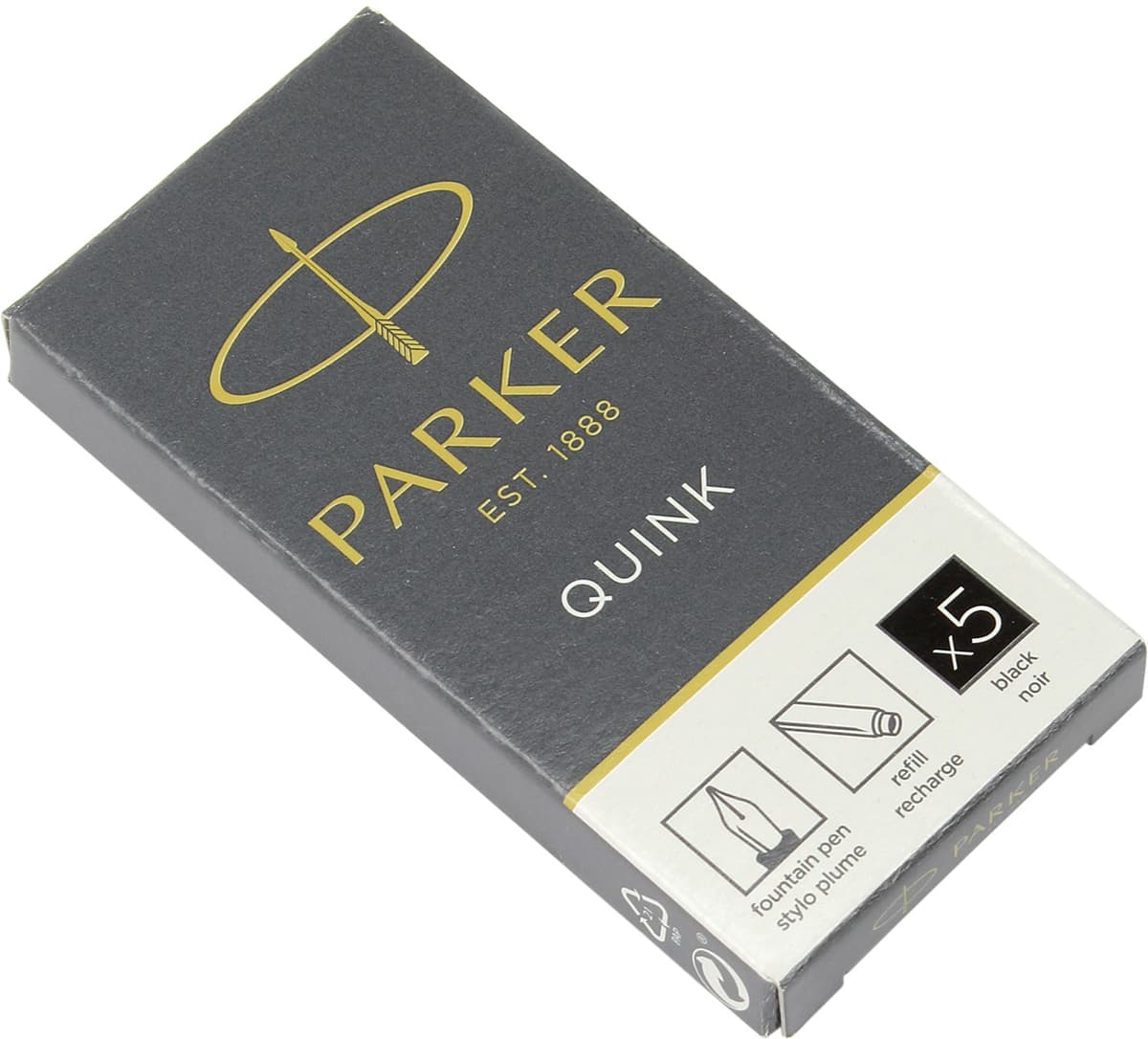 Набір картриджів "Parker Quink" №11410BK (5шт) чорн. — купити | Канцелярський Сад