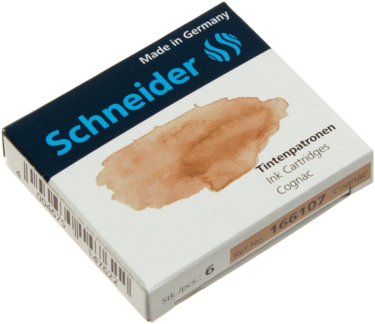 Набір капсул чорнильних "Schneider" №S166107 (6шт) коньяк — купити | Канцелярський Сад