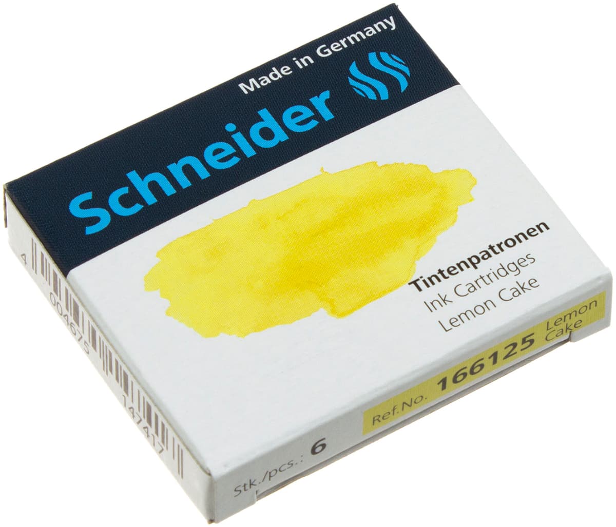 Набір капсул чорнильних "Schneider" №S166125 (6шт) лимон — купити | Канцелярський Сад