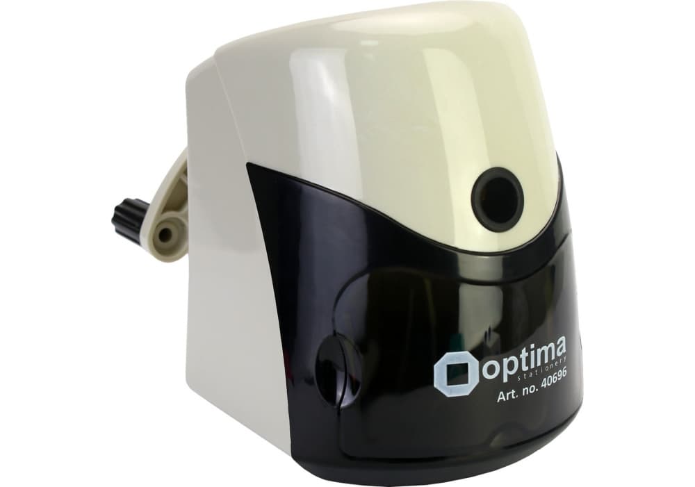 Точилка механ. "Optima" №O40696 з автомат. подачею чорна — купити | Канцелярський Сад
