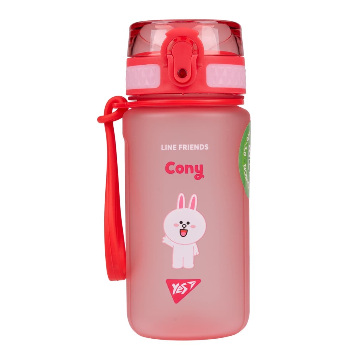 Пляшка для води пласт. "Yes" 500мл Line friends софт тач №708182 — купити | Канцелярський Сад