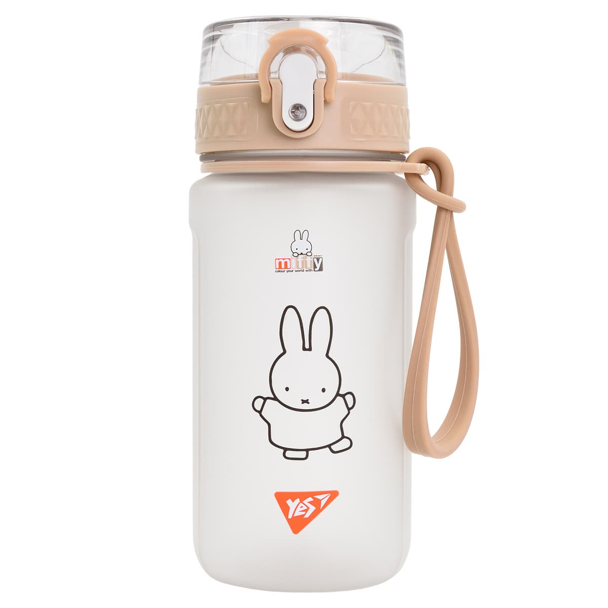 Пляшка для води пласт. "Yes" Miffy 500мл софт тач №708322 — купити | Канцелярський Сад