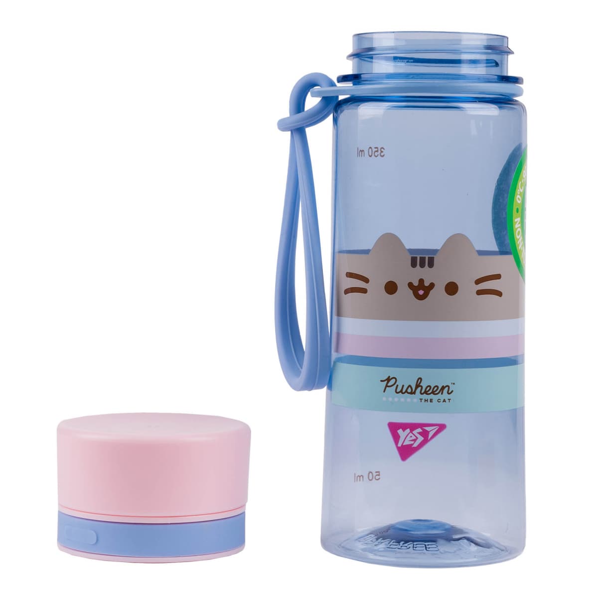 Пляшка для води пласт. "Yes" Pusheen 400мл блакитна №708319 — фото 4