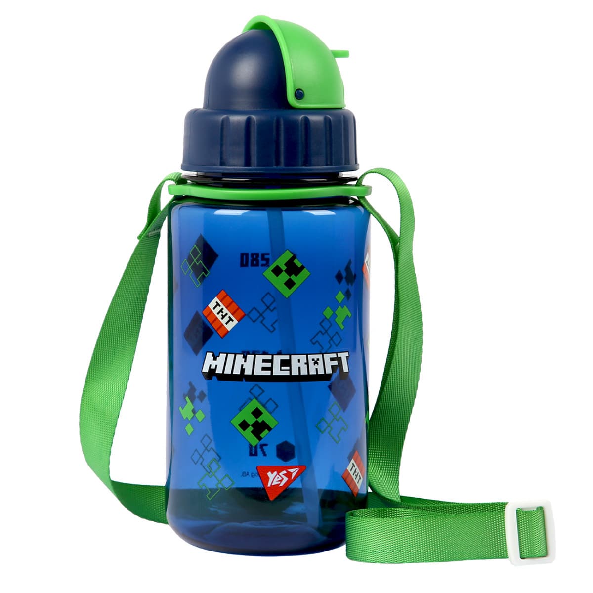 Пляшка для води пласт. "Yes" Minecraft 360мл №708449 — купити | Канцелярський Сад