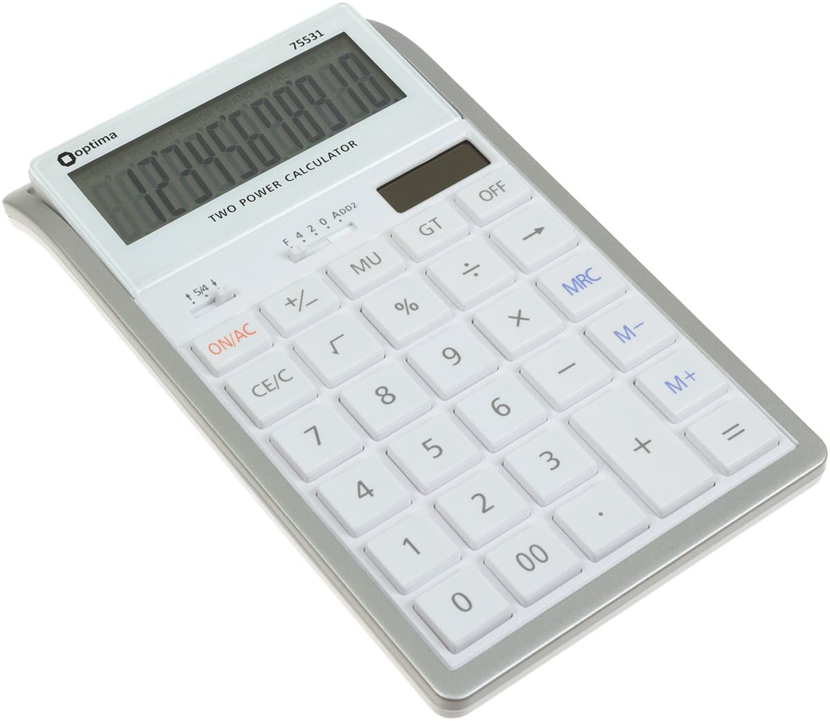 Калькулятор "Optima" №O75531 (12-розряд.) 180х108х21,5мм — купити | Канцелярський Сад
