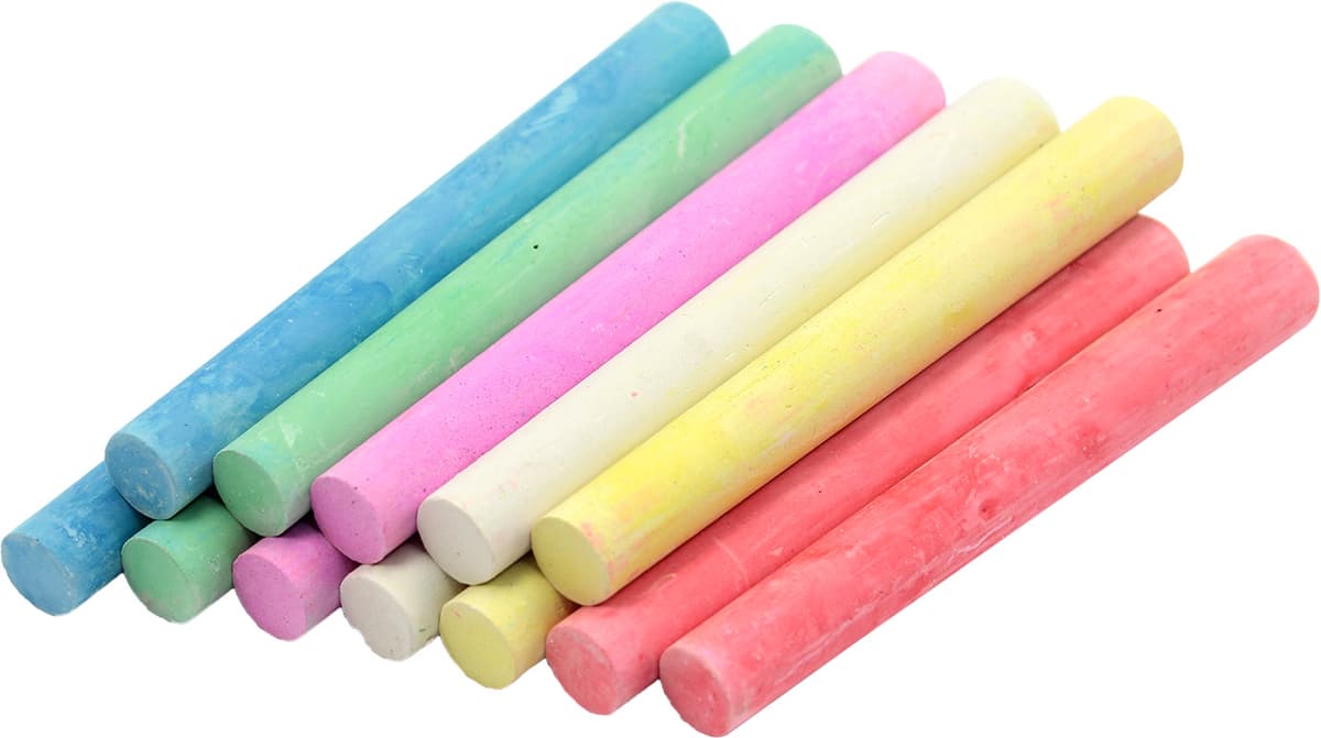 Крейда кольор. "Пегашка" №006 6кольор.,12шт круг. — фото 3