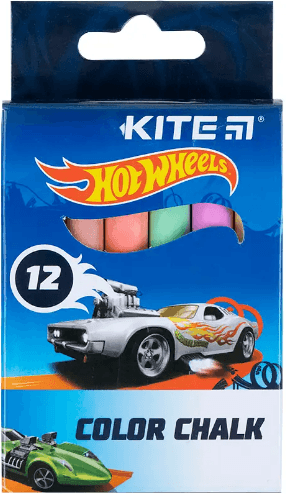 Крейда кольор. "Kite" №HW24-075 12шт Hot Wheels — фото 3
