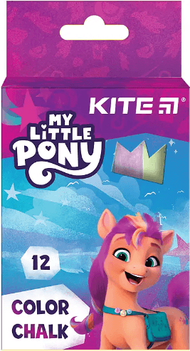 Крейда кольор. "Kite" №LP24-075 12шт Litlle Pony — купити | Канцелярський Сад
