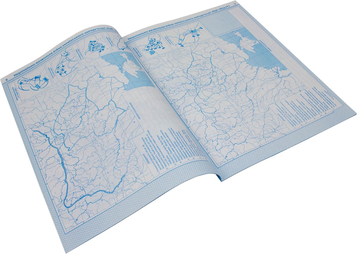Контурна карта А4 "Історія України" 8кл №7072/Картографія — фото 4