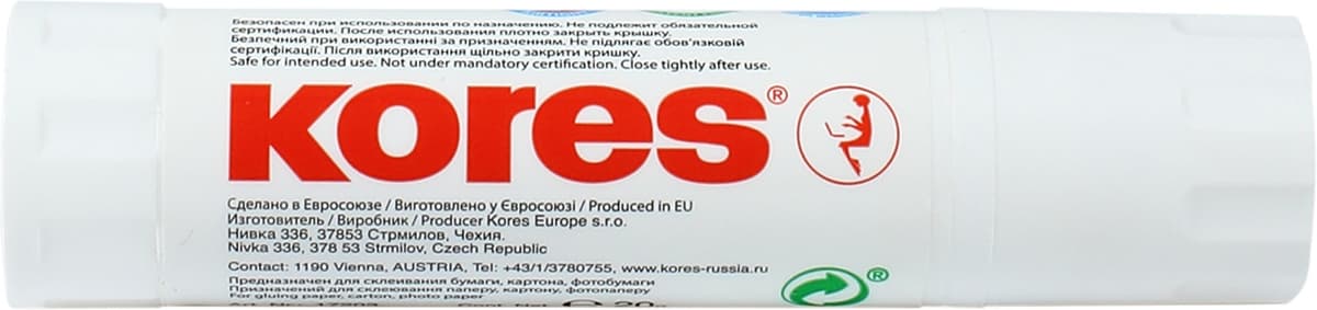 Клей-олівець "Kores" Paper Stick №К17203 20гр основа PVP — фото 3