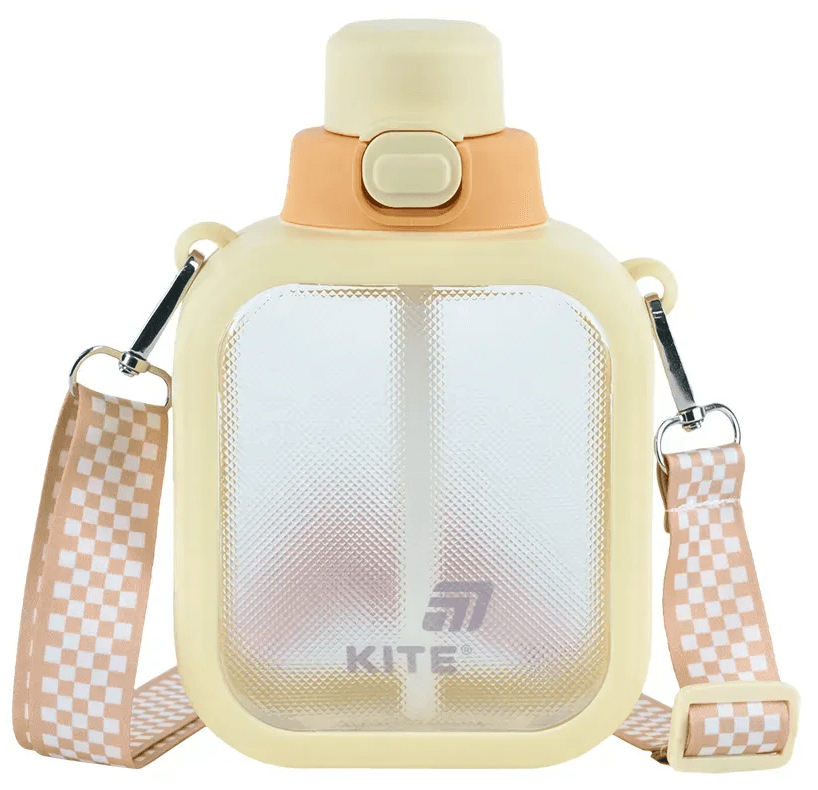 Пляшка для води пласт. "Kite" 700мл жовта №K25-1237-1 — купити | Канцелярський Сад