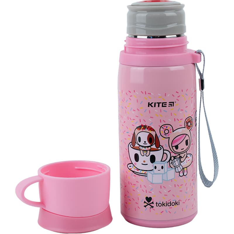 Термос метал. 0,35л "Kite" Tokidoki рожевий №TK23-305 — купити | Канцелярський Сад